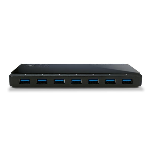 7-Port TP-Link Hub mit 2 Ladeanschlüsse USB 3.0